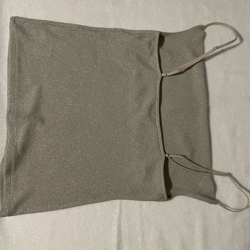 Aritzia Vandelay Camisole - size S - Birch/silver